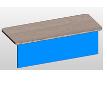 Стол ученический регулируемый двухместный + цветная царга 02830763