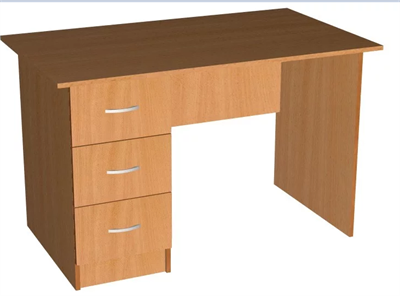 Стол письменный с 3 -мя выкатными ящиками 0282904