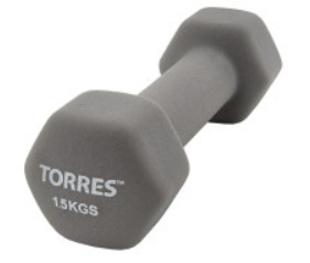 Гантель TORRES 1,5 кг (неопрен) 02461
