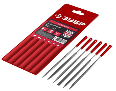 Набор надфилей ЗУБР в чехле 6 шт. 140 мм 0282812