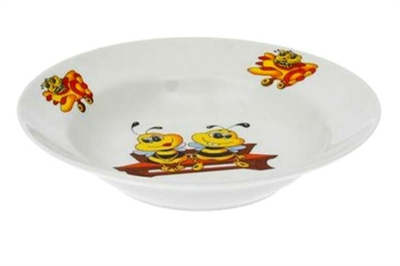 Тарелка глубокая Добруш Идиллия "Пчелы", 20см, фарфор 026388