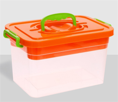Контейнер для хранения с крышкой и вкладышем 6,5 л, цвет оранжевый 0283096204