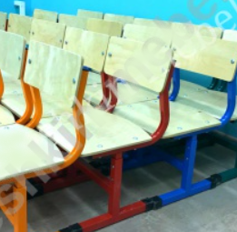 Стул ученический регулируемый по высоте телескопическое соединение №1-3 №2-4 №3-5 №4-6 №5-7 027964