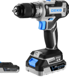 Аккумуляторная дрель-шуруповерт DEKO Loner 20V, 20В, 02830963249