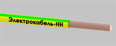 Силовой провод ПуГВ 1х1.5 ЭЛЕКТРОКАБЕЛЬ НН 000008271 желто-зеленый 2UYklMehiGp9U2cA1cVy21