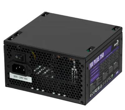 Блок питания Aerocool VX PLUS 750W, 750Вт, 120мм, черный, retail 0283096138