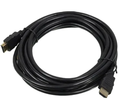 Кабель аудио-видео High Speed ver.1.4, HDMI (m) - HDMI (m) , ver 1.4, 5м, GOLD, черный 028309140