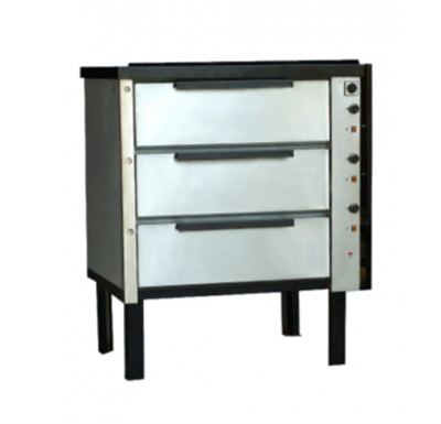 Печь хлебопекарная электрическая ХПЭ-750/500.31 нерж (1274х1030х1604мм, 3 яруса, 380В, 19,2кВт) 0281488