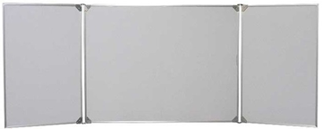 Трёхэлементная магнитная полимерная школьная доска 4000х1200 (маркерная) 02829513