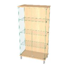 Витрина С 3-МЯ ПОЛКАМИ НИКА-7 02154