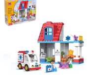 Конструктор «Городская больница», 50 деталей 01076