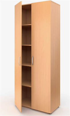 Шкаф для учебных пособий закрытый 2 двери (802х414х1966 мм.) 02830962665