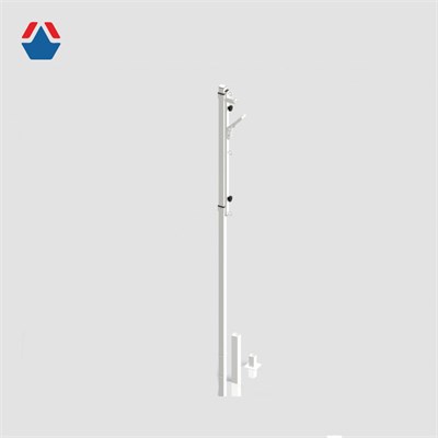 Стойки волейбольные стальные из профиля 50х50 стационарные универсальные с храповиком( СО СТАКАНАМИ) ОС-02352