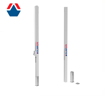 Стойки универсальные алюминиевые стационарные 3000х80х80 с системой натяжения типа "лебедка" ОС-10076