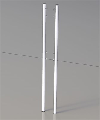 Стойки волейбольные уличные бетонируемые D76 mm. ОС-12181