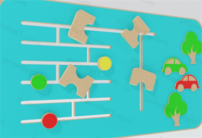 Дидактическая панель Соберешь сам светофор? 02829190