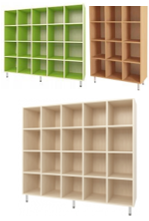 ШКАФ ДЛЯ ГОРШКОВ НА НОЖКАХ (размер ячейки 270*300*270) 7 00453