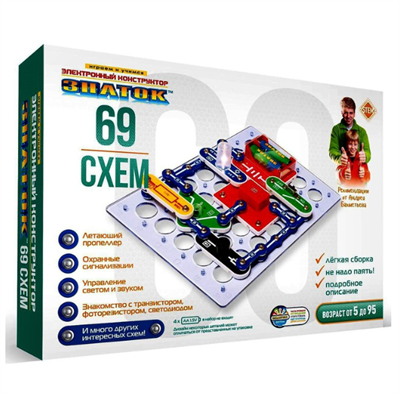 Электронный конструктор «69 схем» 026072