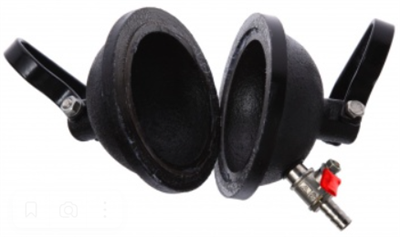 Прибор для демонстрации атмосферного давления. Магдебургские полушария. 0280346