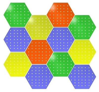 Настенная панель СОТЫ МДФ 485*420 0281149