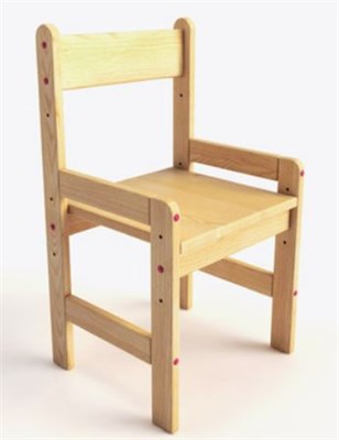 Детский стульчик растущий ДС-260, натуральное дерево "экстра" 0282068