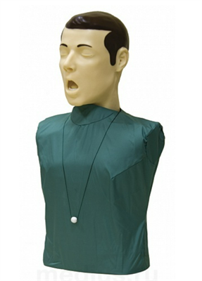 Тренажер Пётр манекен для отработки приёмов восстановления проходимости верхних дыхательных путей в положении лёжа и стоя 026785