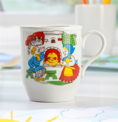 Кружка «Русское поле. Весёлый Колобок», 210 мл, рисунок МИКС 026310