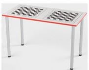 СТОЛ ШАХМАТНЫЙ НЕРЕГУЛИРУЕМЫЙ 4-Х МЕСТНЫЙ ТОЧКА РОСТА 0281234