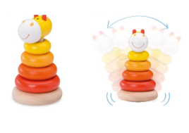 Пирамидка-неваляшка «Жираф» 01965