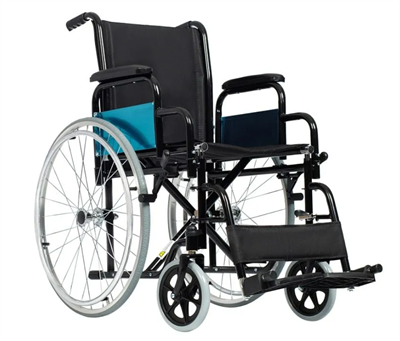 Кресло-коляска инвалидное комнатное складное со съемными подлокотниками и подножками Ortonica Base 130 02829139