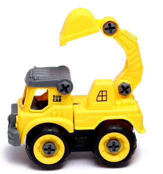 Конструктор винтовой «Машина с ковшом», с отверткой 027285