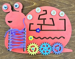 Бизиборд Улитка с лабиринтом (30х24) 0280402