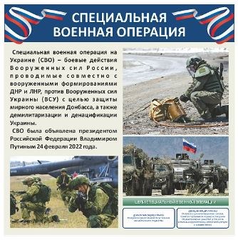Стенд "Специальная военная операция" 0281573