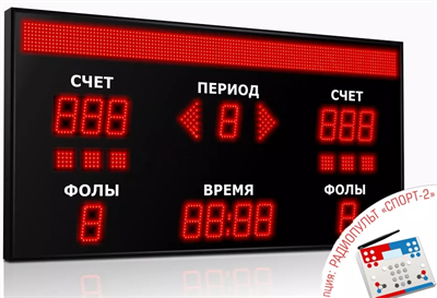 Табло для баскетбола Импульс-710-D10x13xN6-S8x128xP10-S6-A2 0283095157