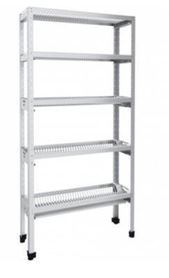 Стеллаж для тарелок и стаканов нерж. 900х300х1850 0283096110