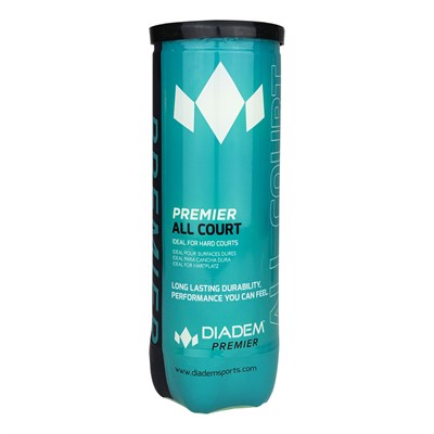 Мячи для большого тенниса DIADEM Premier All Court 3B, упаковка 3 мяча, ITF 31921