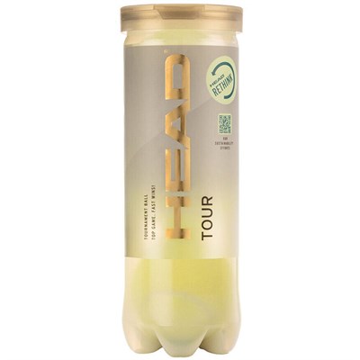 Мяч для большого тенниса HEAD Tour 3B, ITF, упаковка 3 мяча 31932