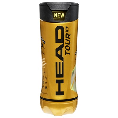 Мяч для большого тенниса HEAD Tour XT 3B, упаковка 3 мяча, ITF 31934
