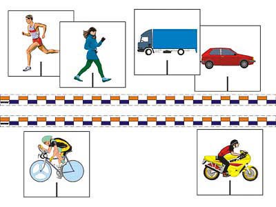 Модель-аппликация "Числовая прямая" 027591
