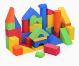 Конструктор "Разноцветные формы" 48 дет. 0280324