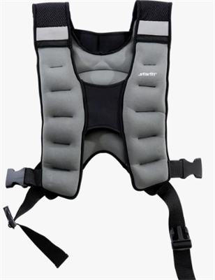 Утяжелитель жилет 5 кг, серый 027730