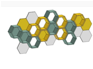 Полка «Соты» 026339 - фото 1433258