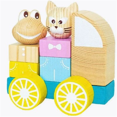 Конструктор "Каталка" "Машинка" (9 дет.) 0281530