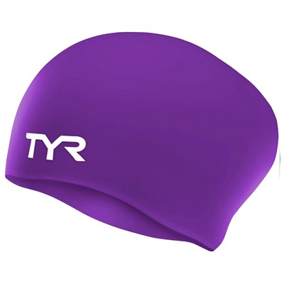 Шапочка для плавания TYR Long Hair Wrinkle-Free Silicone Cap 37693