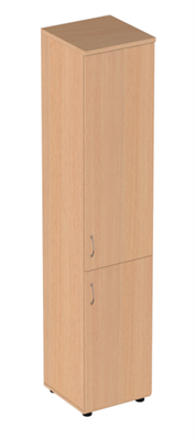 Шкаф для документов узкий закрытый 2 двери 402х414х1966 0283095519