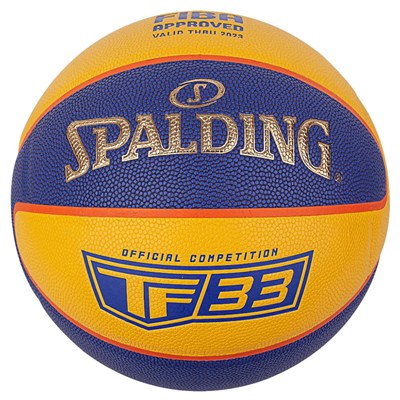 Мяч баскетбольный Spalding TF-33 Gold 3*3 Indoor/Outdoor, размер 6, FIBA Approved 37817
