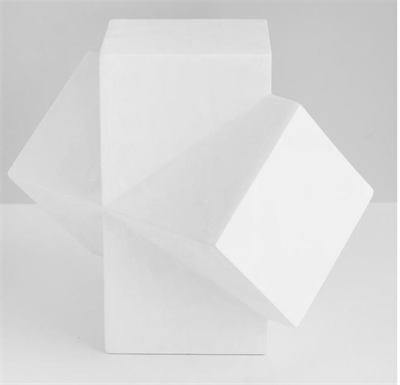 Геометрическая фигура сечение параллелепипедов, 20 см (гипсовая) 02829232