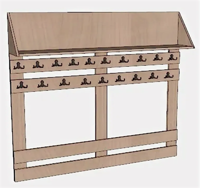 Вешалка настенная с полкой ur9f22fNjy1yBabdc-sfw3