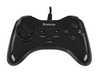 Геймпад проводной Defender Game Master G2 черный OdFDGO1ihFg9Uxmj7IYoI0