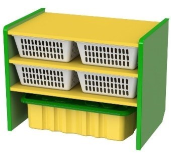 СТЕЛЛАЖ С ЯЩИКОМ Н-170 0283095093